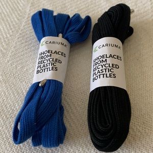 Cariama shoelaces. Eco friendly made with recycled bottles